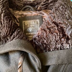 black guess coat barley used,good condition  nothing damage